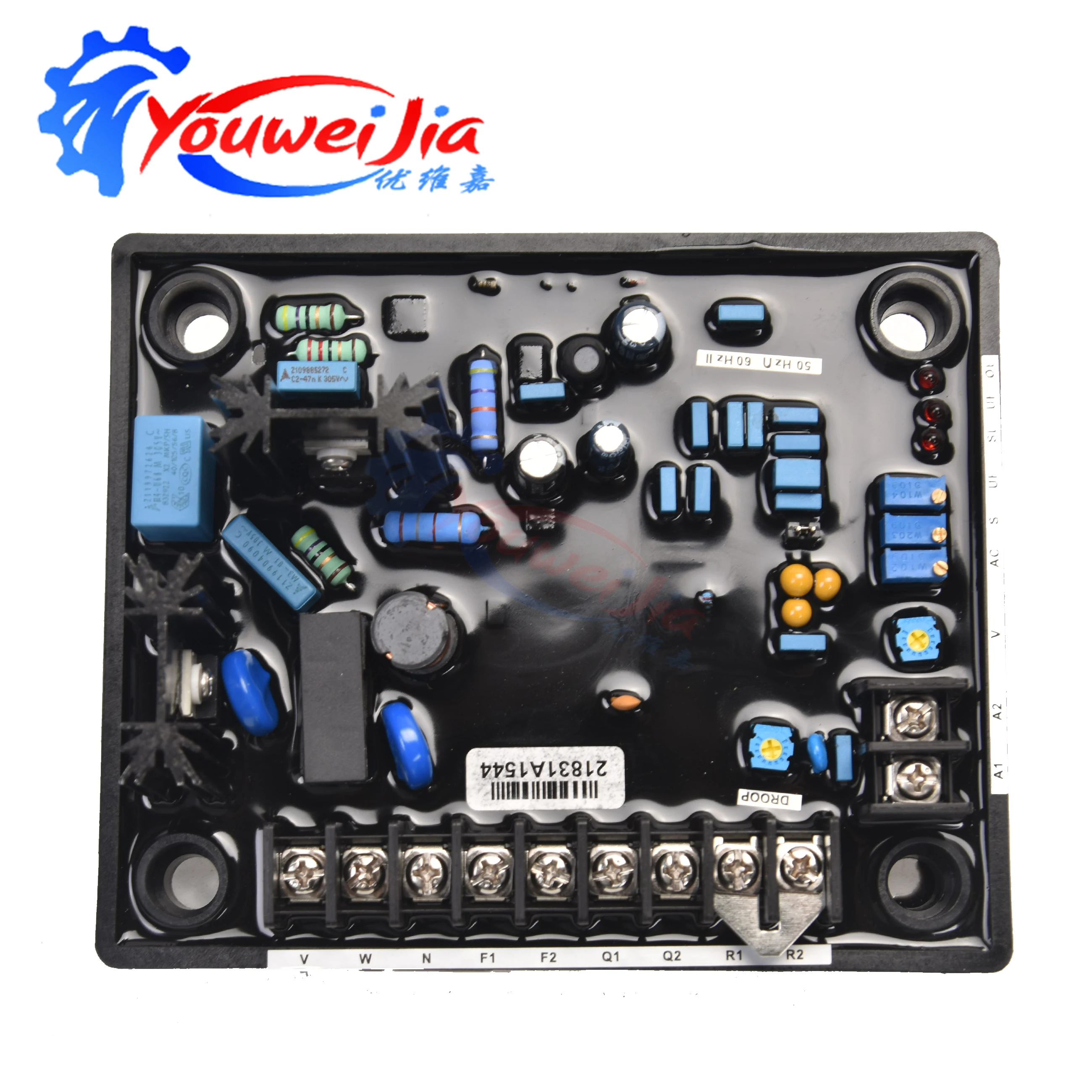 R150 AVR Automatic Generator Regulator Excitation Stabilizer Board - Voltage Regulation for Power Generators