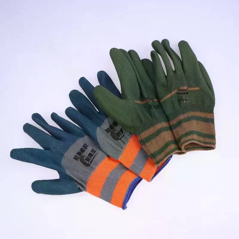 Durable & Waterproof Rubber Gardening Gloves with Thorn Protection, Ideal for Pruning Rose, Cactus, & Blackberry
