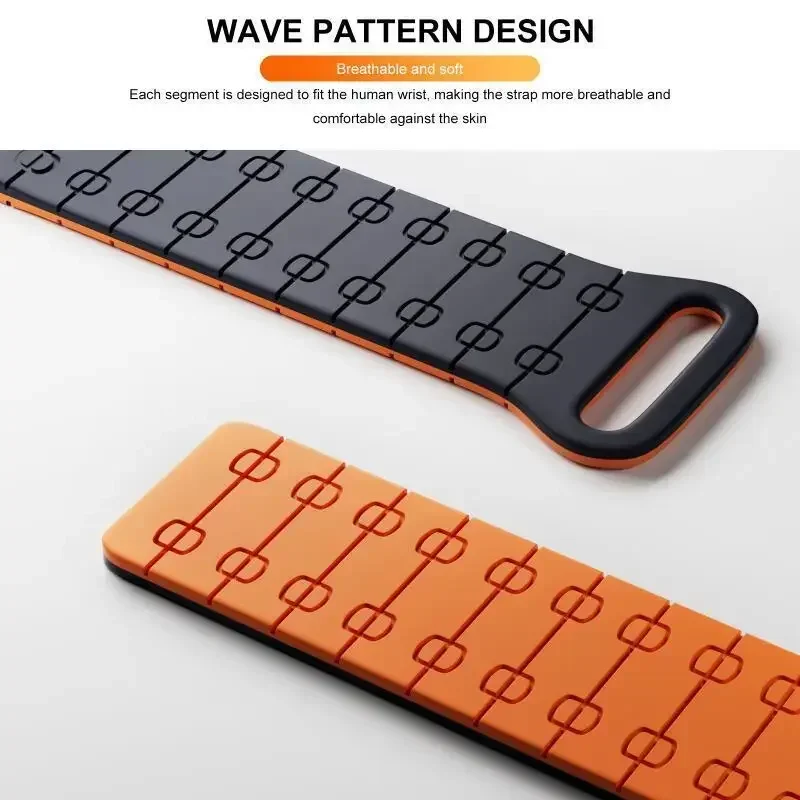 For HAYLOU Solar Lite 2 Magnetic Silicone Strap For HAYLOU Watch 2 Pro/3 4 4S/RS5 R8 S8 S6/Solar 5/PlusRT3/GST GST Lite Bracelet