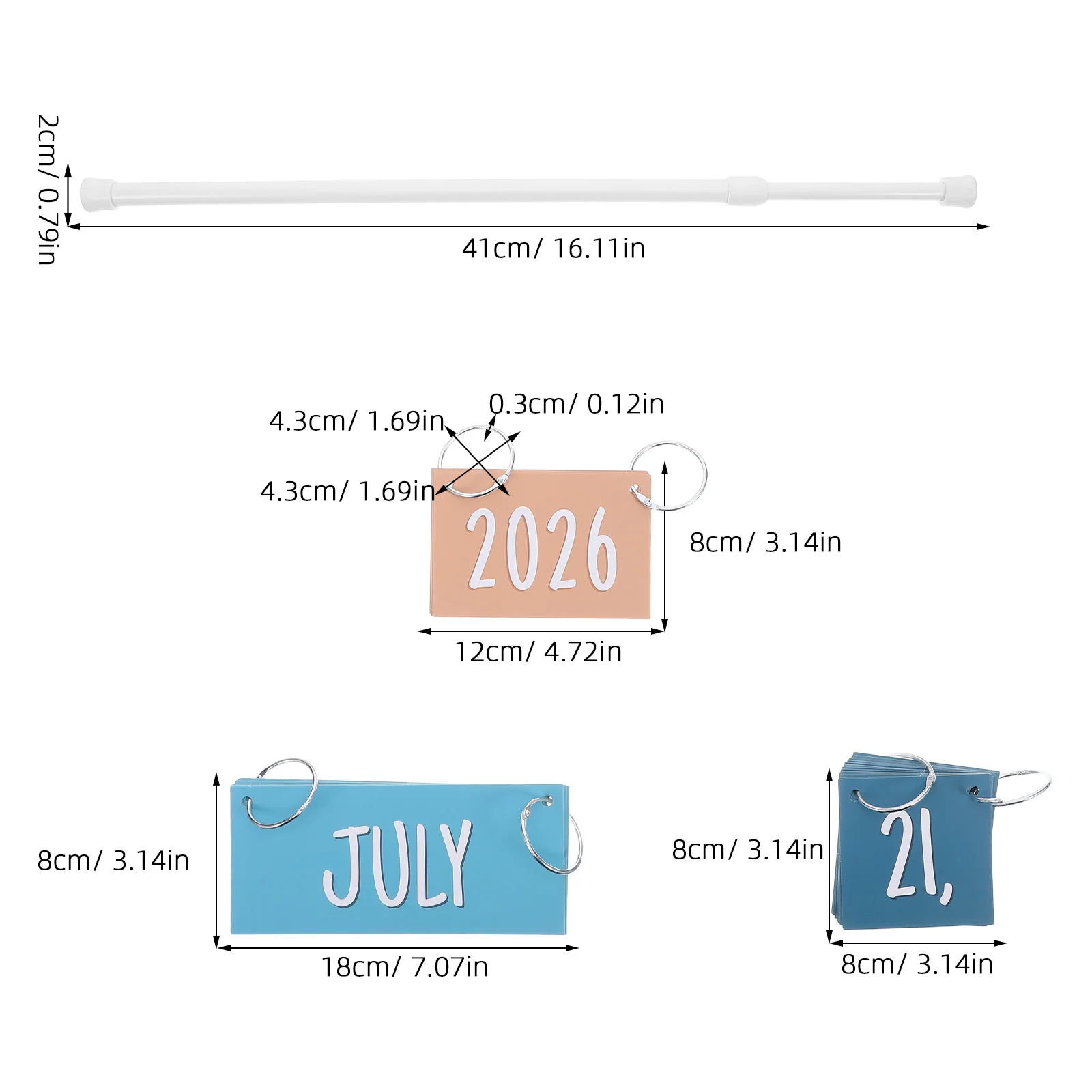 1 مجموعة الوجه التقويم لوحة الإعلانات الفصول الدراسية التقويم ديكور مع بطاقات التاريخ حامل قابل للتعديل للمدرسة المنزل 2025-2028 العودة إلى