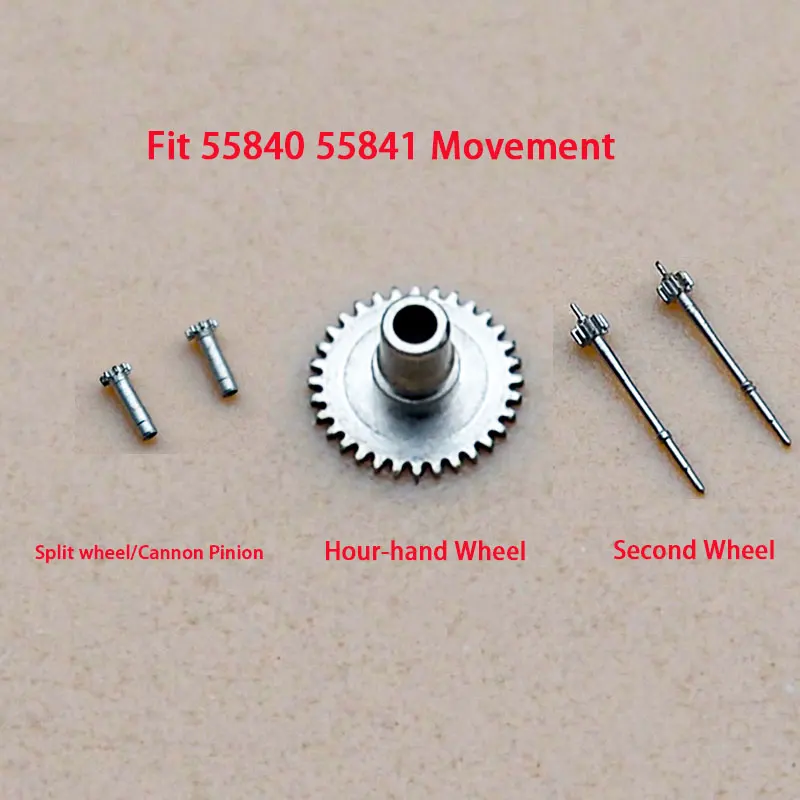 55840 55841 Movement Accessories Hour-hand wheel Second wheel Cannon Pinion Split wheel Replacement Spare Parts For Oriental