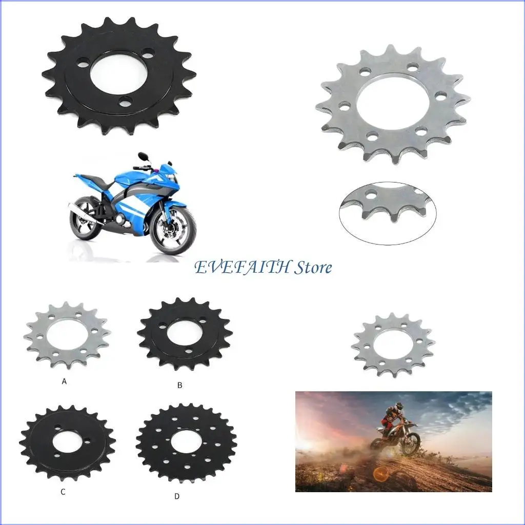 124B 410 Chain Wheel Sprocket 12/16/18/28 Teeth Chainwheel For #410 Chain