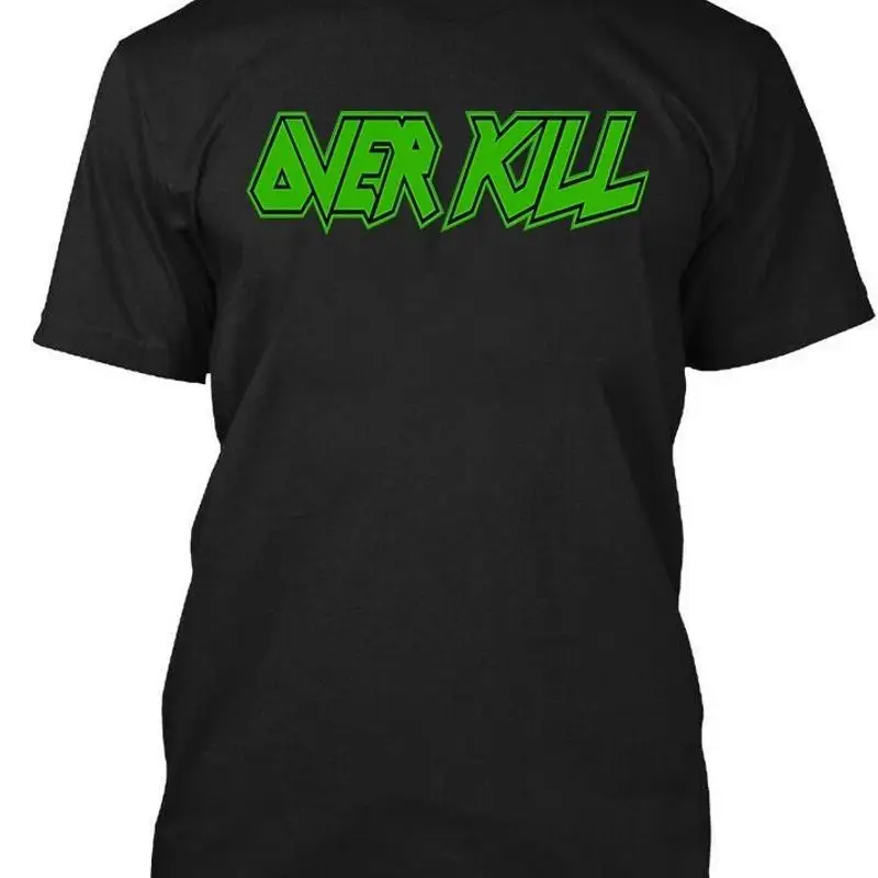 Overkill Green Text T-Shirt