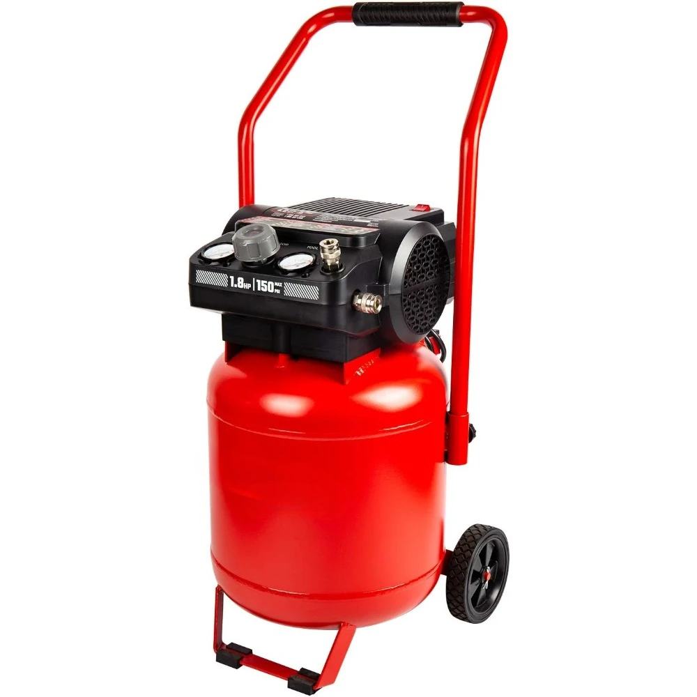 Air Compressor, 10 Gallon Peak 1.8 Horsepower Oil-free Compressor, Max 150 PSI, Vertical Compressor Air Tools