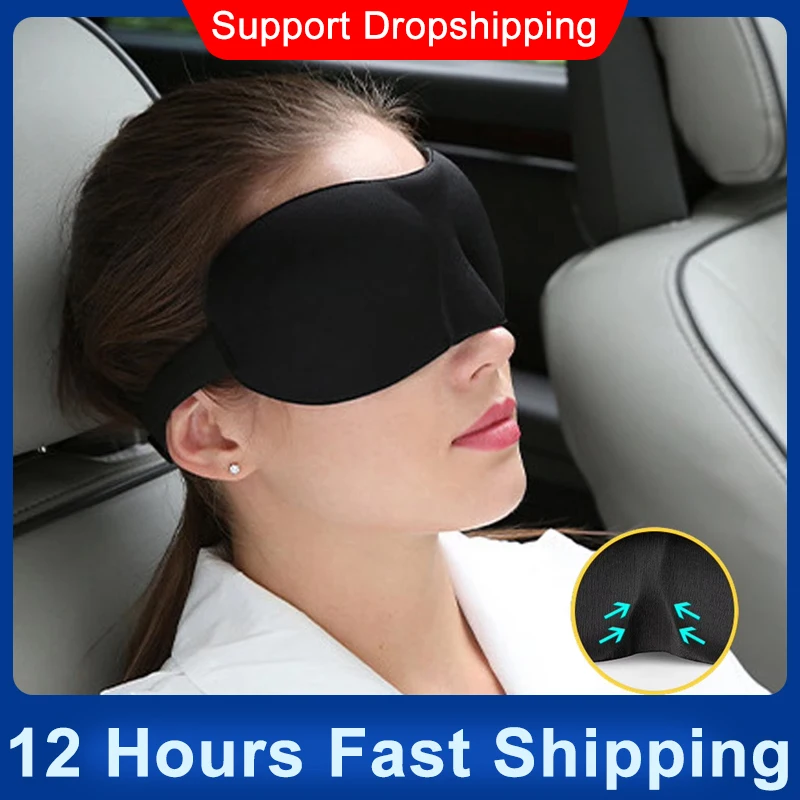 

Eye Mask For Sleeping 3D Contoured Cup Blindfold Night Sleep Face Masks Block Out Light With Women Men Eyepatch For Nap Travel