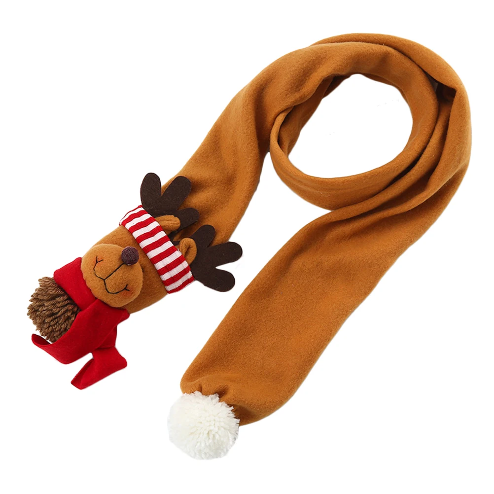 

Christmas Deer Scarf Warm Soft Material Women Lady Girls Children Holiday Gift Christmas Style Accessories Scarf Shawl