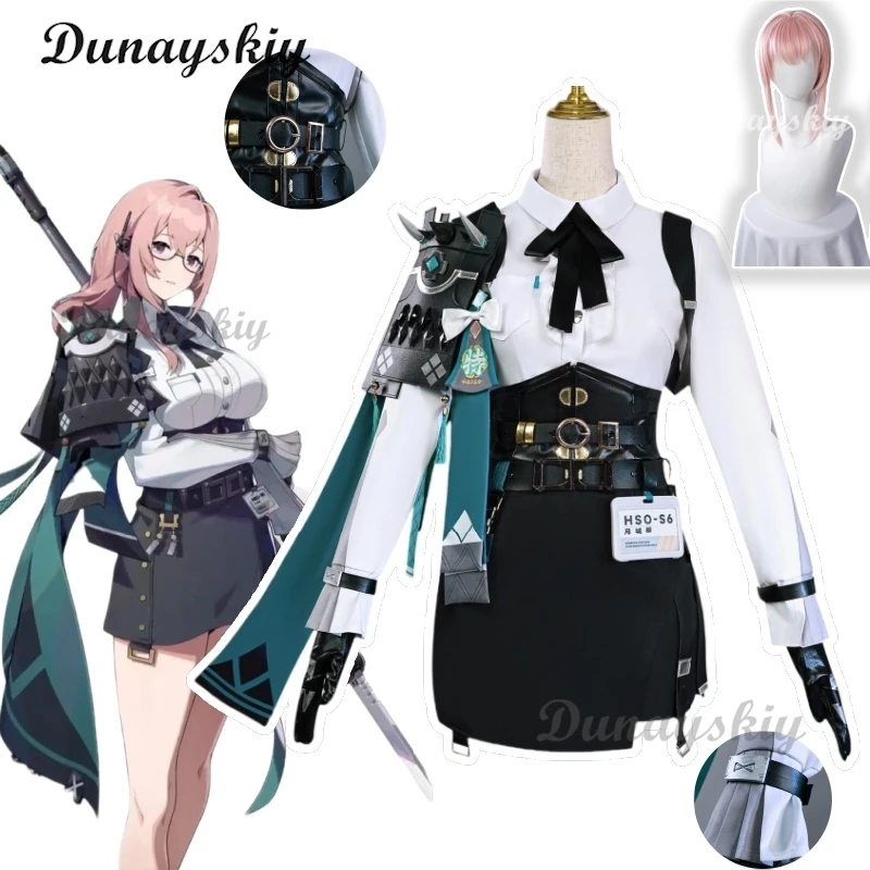 

Game Zenless Zone Zero Tsukishiro Yanagi Cosplay Costume Uniform Halloween Carnival Party Christmas Play Role Clothes Clothing