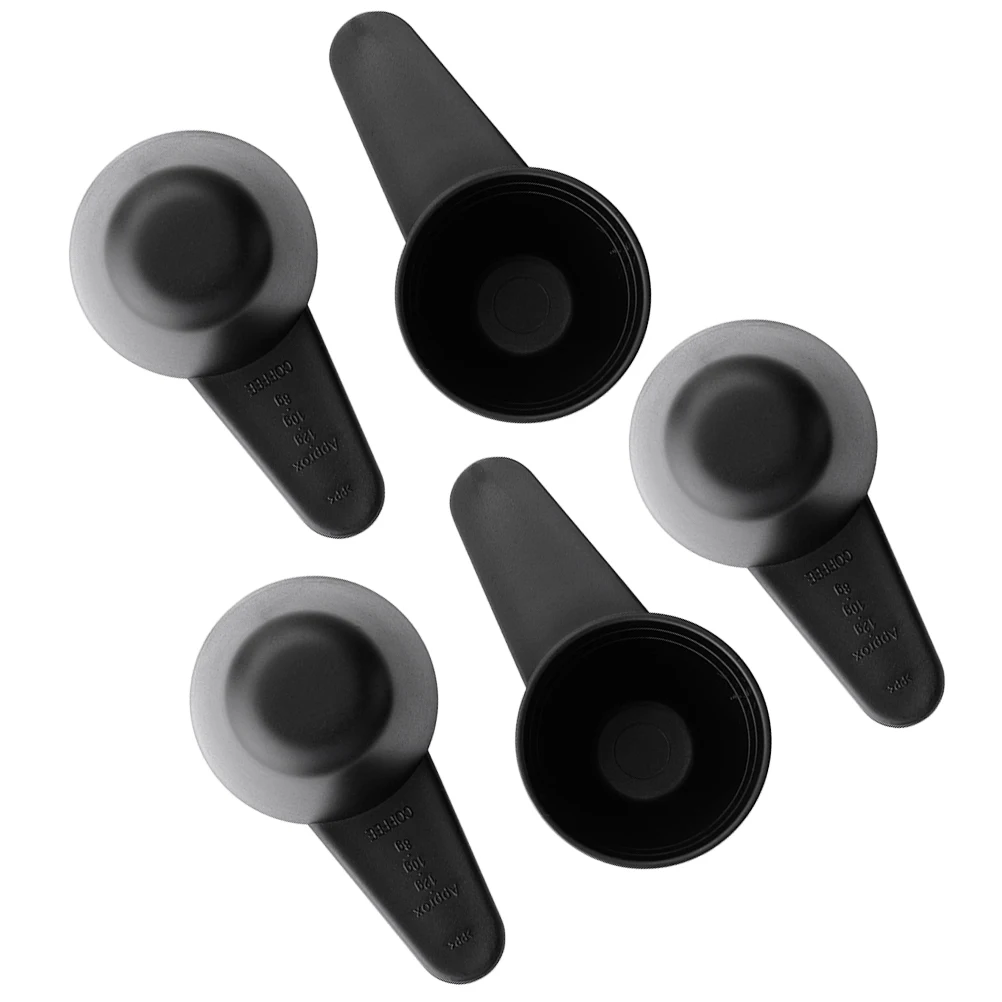 

5 pcs Food Grade Pp Plastic Measuring Scoop Lightweight Portable For Baking Soda Spices Tea Coffee Milk Powder
