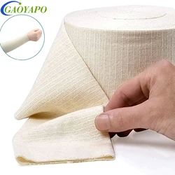 1 rouleau de bandage tubulaire réutilisable, tube de stockinette pour les jambes et les genoux, manchon de bandage élastique, rouleau de bandage de compression tubulaire pour rinçage