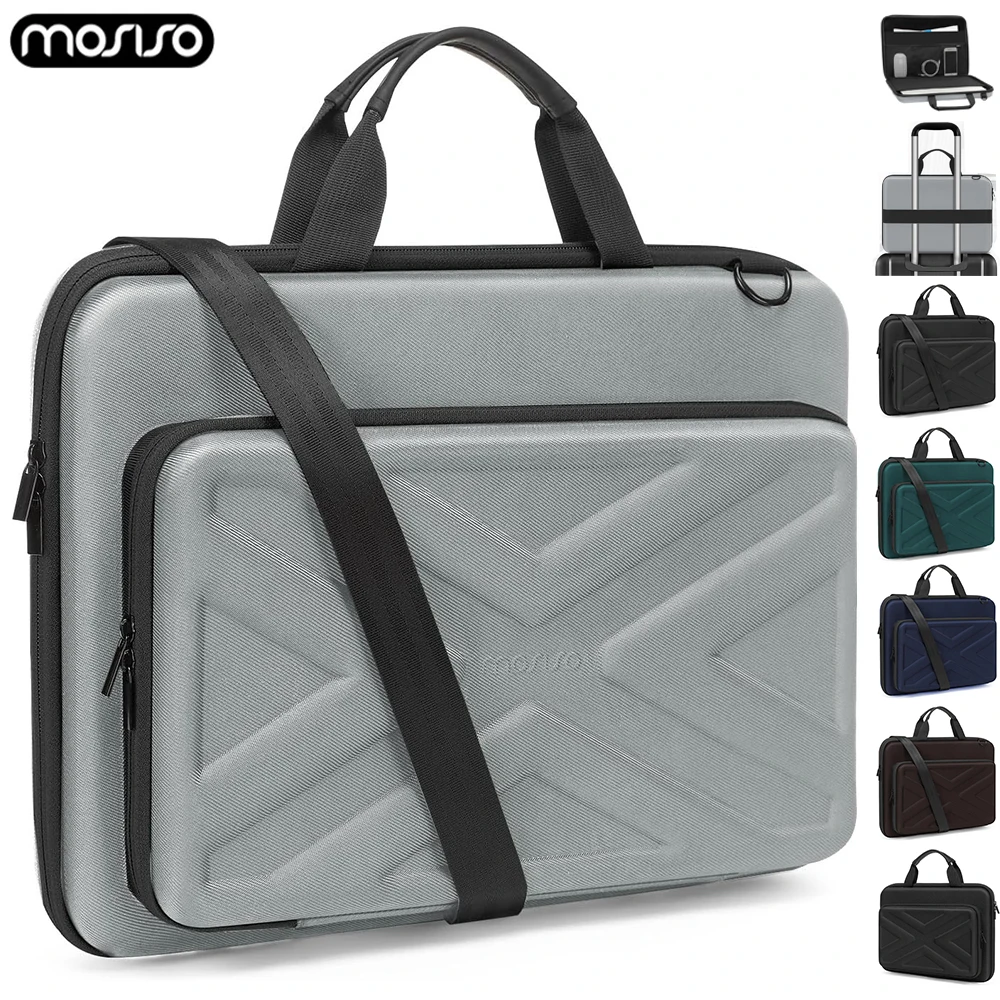 Waterproof Laptop Bag for Macbook Air Pro 13 14 15 16 17 inch HP Dell Asus Hard Shell Laptop Case Notebook Handbag Briefcase