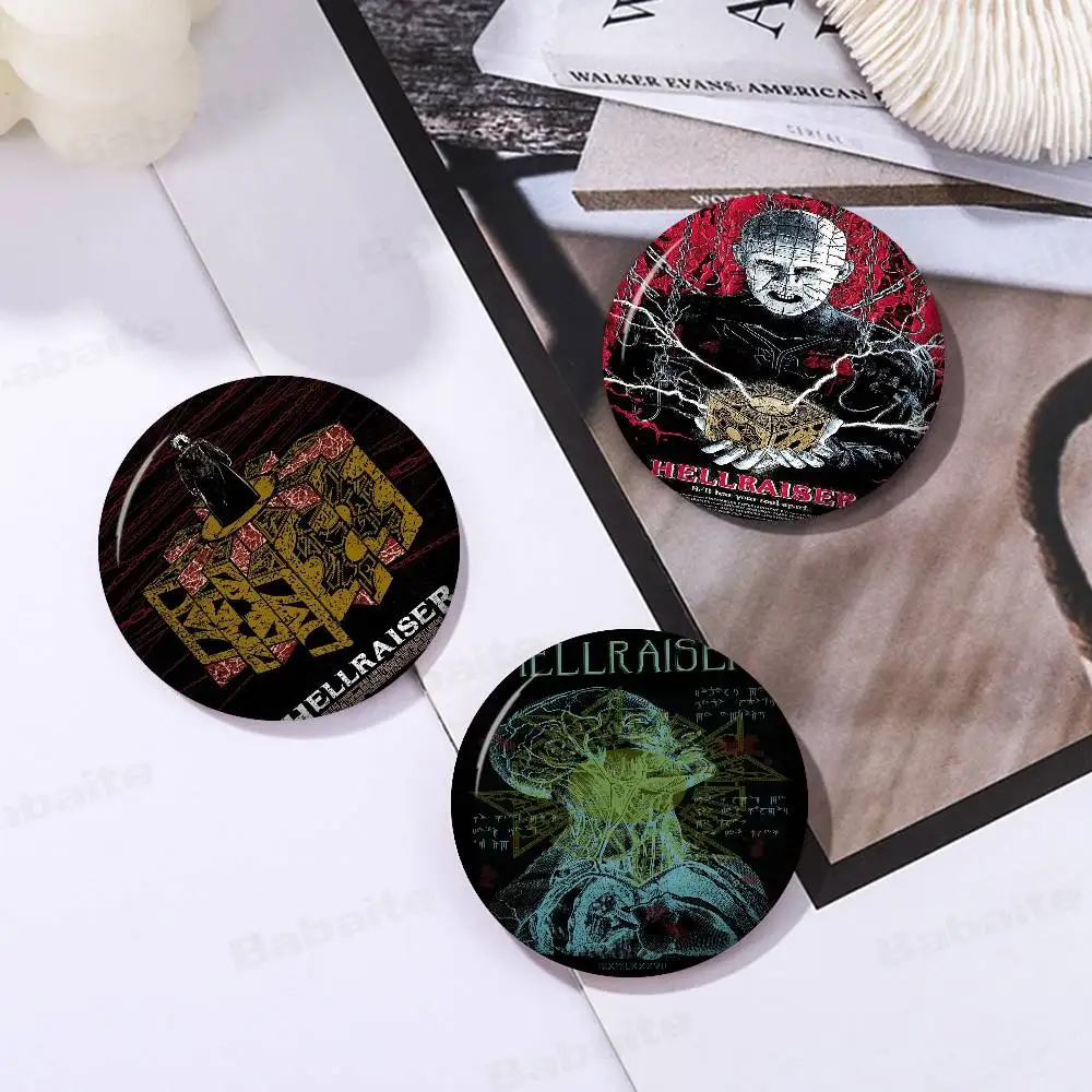 

Hellraiser Fantasy Horror Suspense Anime Brooches Cute Cartoon Badge Jacket Jeans Lapel Pin Gift Accessorie