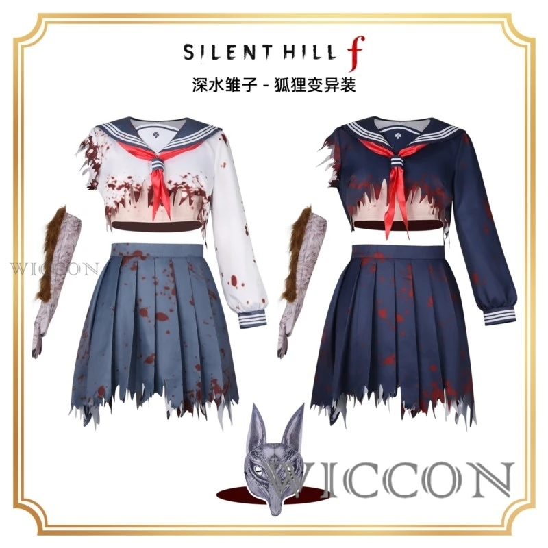 أزياء أنيمي التأثيرية للنساء ASILENHILLfT Hinako أزياء تنكرية زي البحارة زي الثعلب Mutation ملابس أنيمي للنساء جودة عالية C #6
