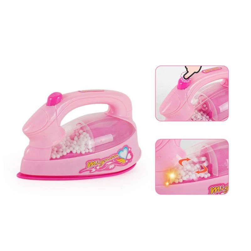 Y4qa enfants gamin girl girl mini cuisine appareils électriques électriques en fer jouet en fer