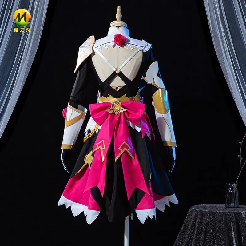 Costume Cosplay du Jeu Genshin Impact pour Femme, Robe de Demoiselle d'Honneur Sexy, Anime Noelle, oral aliers de Fleurs Non Décorés, Ensemble Lolita, Halloween