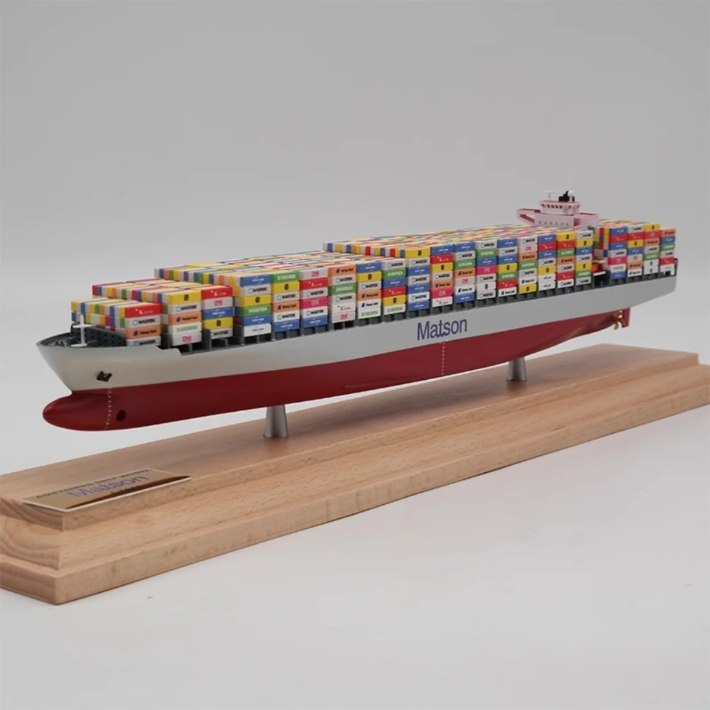 35cm Simulation Container Ship RTR Version Container Ship Model Single Tower Double Tower Static Decoration Civilian Boat Toy