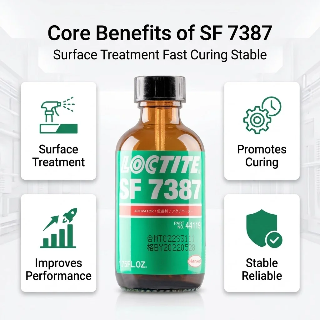 Loctite SF 7387 Adhesive Activator for Acrylic Adhesives 1.75 Oz Original Bottle