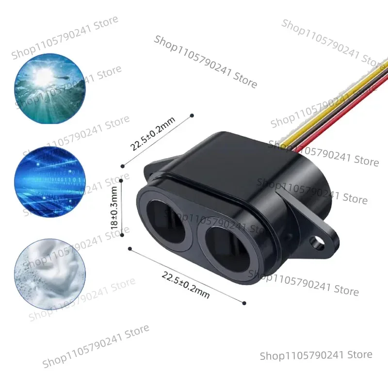 IP67 RS485 Ultrasonic Level Sensor Waterproof Obstacle Avoidance Module for Container Water Tank Monitoring