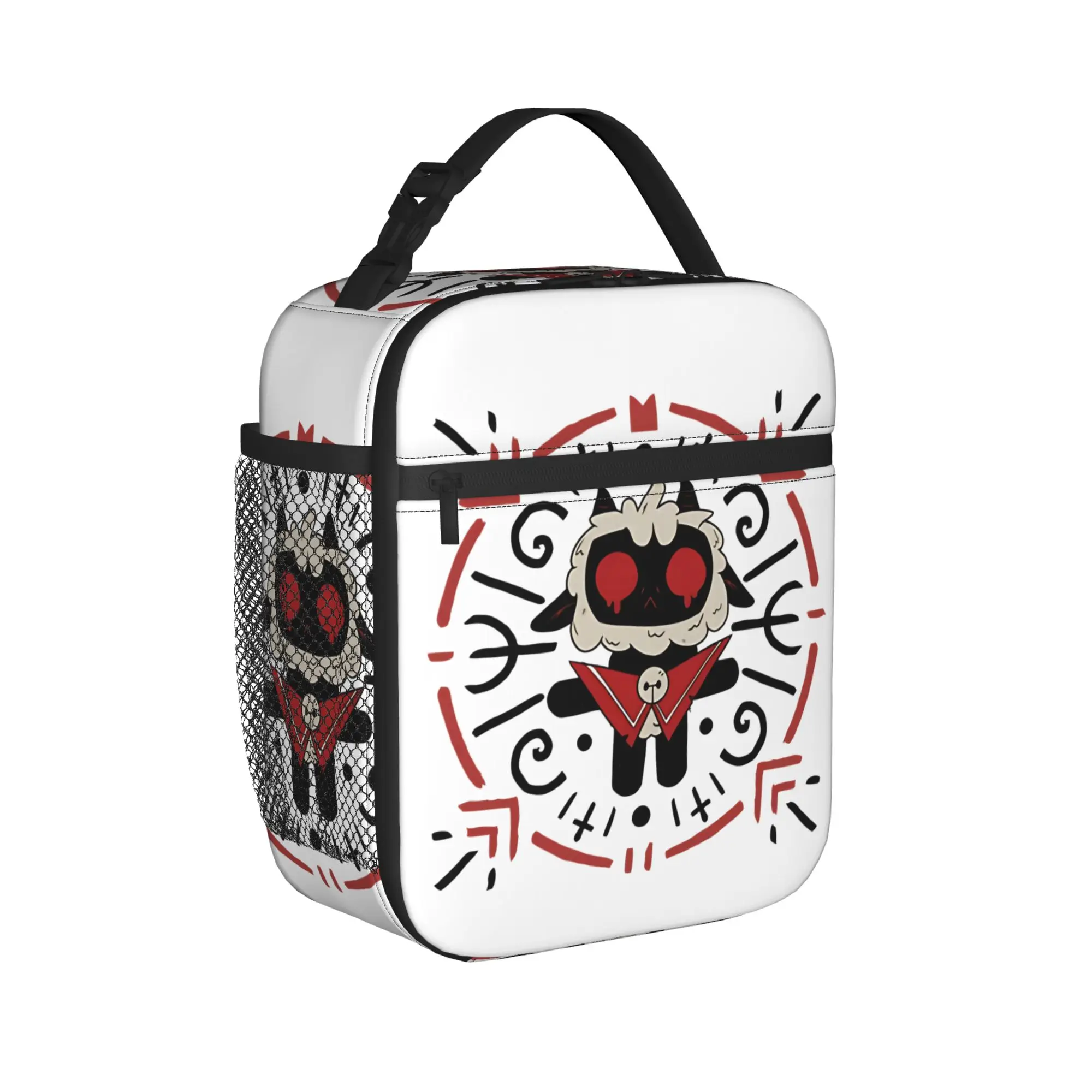 Cult Of The Lamb Magic Circle Insulated Lunch Bags Thermal Bag Reusable,Meal Container Portable Tote Lunch Box Food Bag