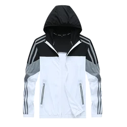 New zipper, lightweight, breathable, and dry for men and women's outdoor jackets, sun protection clothing, skin clothing, men's