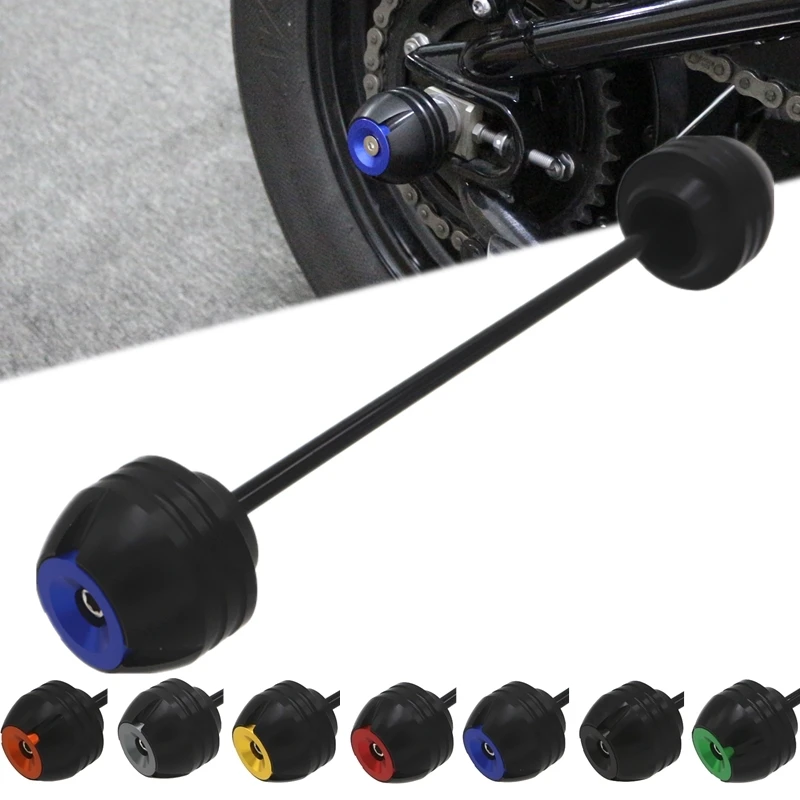 

Для SUZUKI SV 650 SV650 2016 2017 2018 2019 2020 2021 мотоциклетная задняя ось вилка колесо защита от падения слайдеры крышка