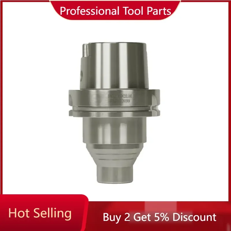 CNC High Precision BT SK HSK Tool Holder HSK100 Spinning Tool Holder HSK100-AGPC20-L100 for CNC Machining Center