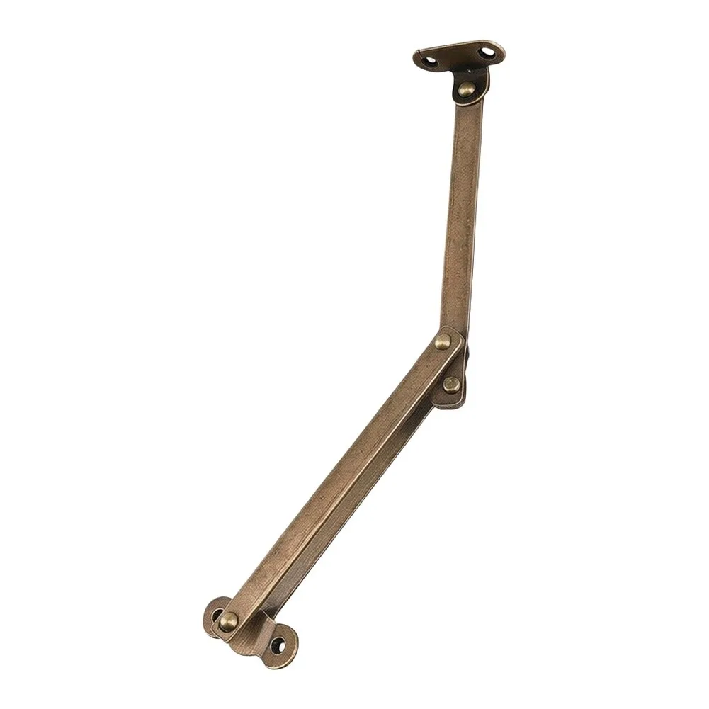 Zinc Alloy Folding Lid Hinge 4.92 Inch Antique Bronze for Cabinet Jewelry Case Box with 150 Degree Motion Zinc