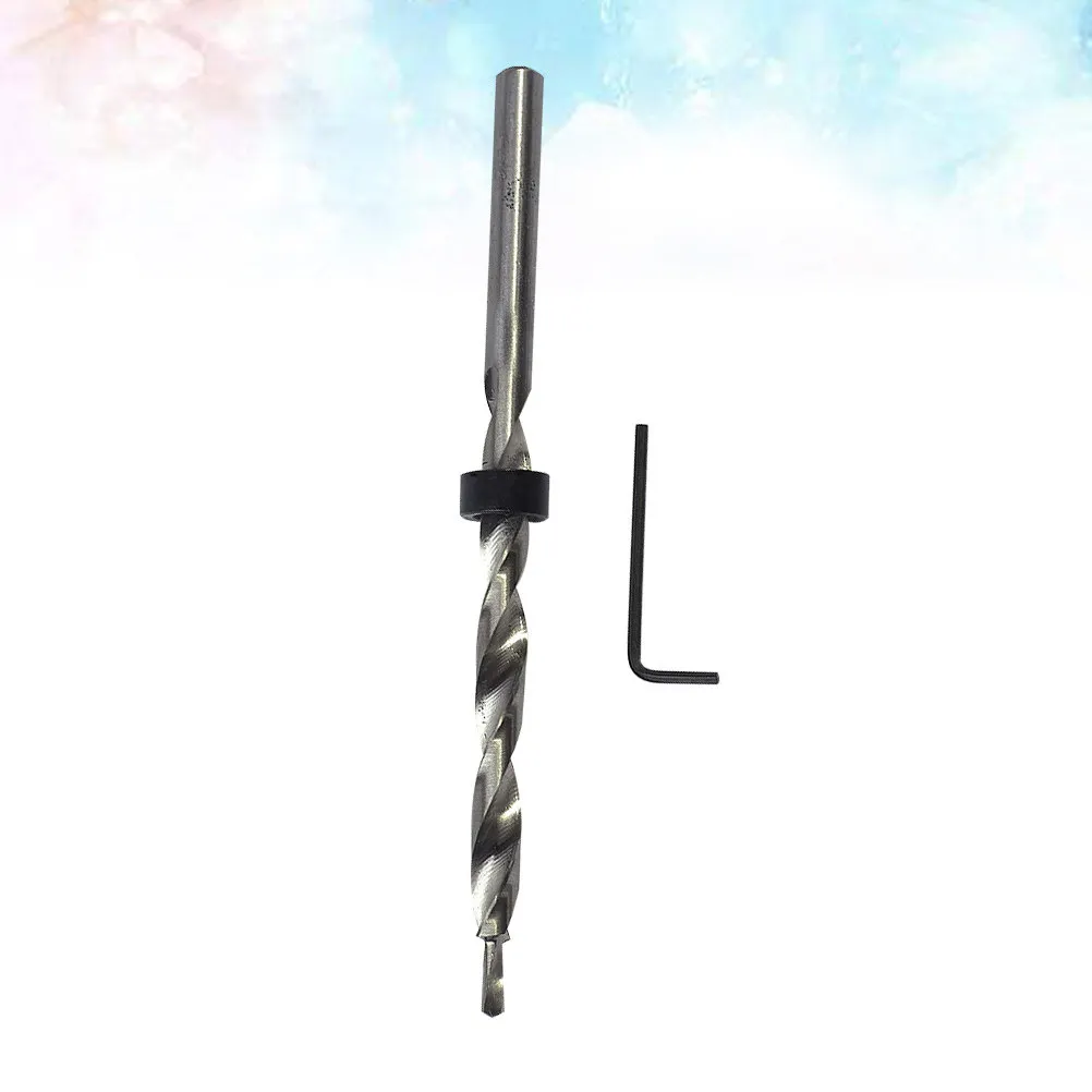 Hex Shank Countersink Drill Bit Wood Hole 9.5mm Titanium Plated Hss Carbon Steel Smooth Sawdust Discharge Woodworking Tool view 3