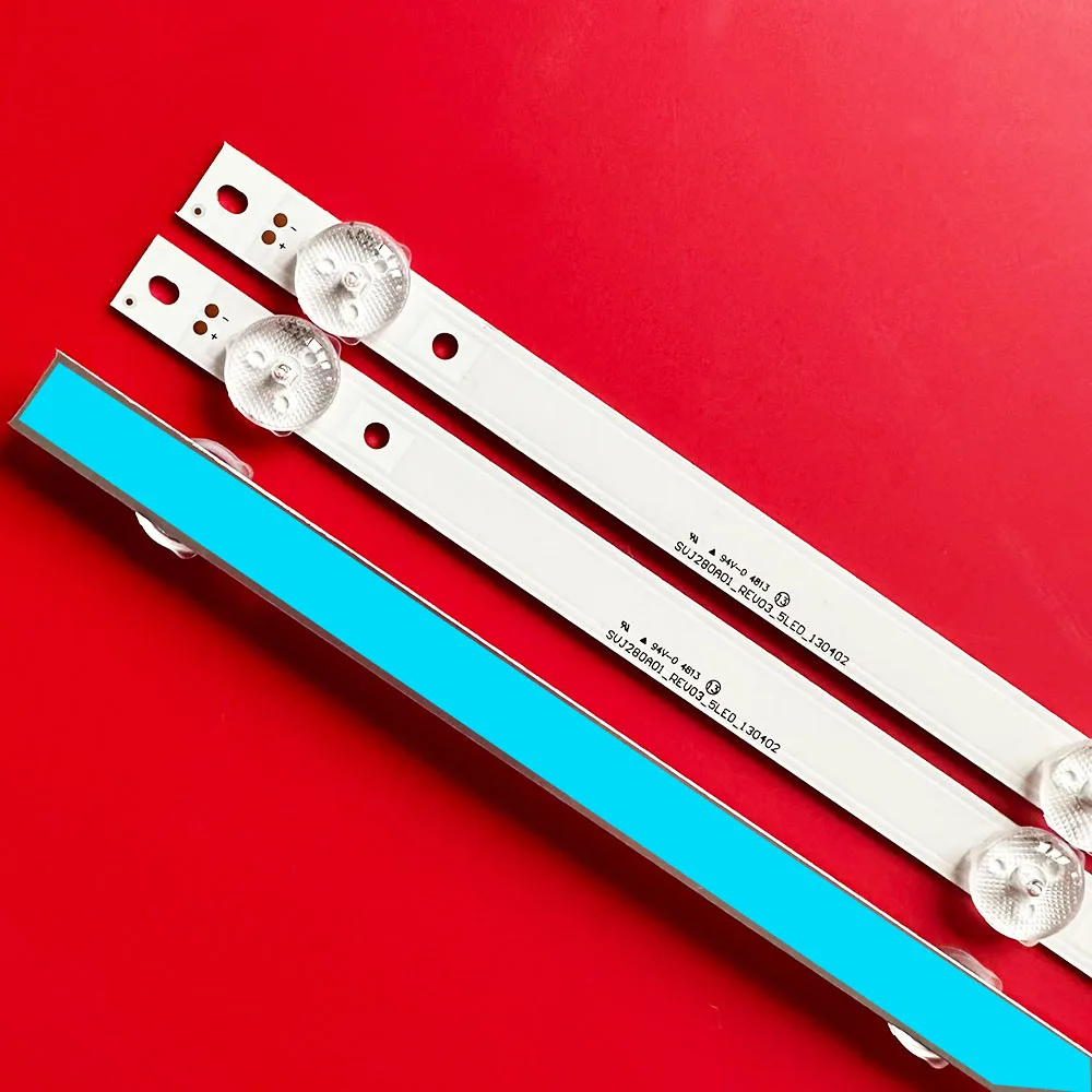 LED 백라이트 스트립, SVJ280A01 REV3 5LED 130402 DNS C28DC2000 DEXP 28A3000 LED-28C2000B 28LE2000, 3 개 30 개