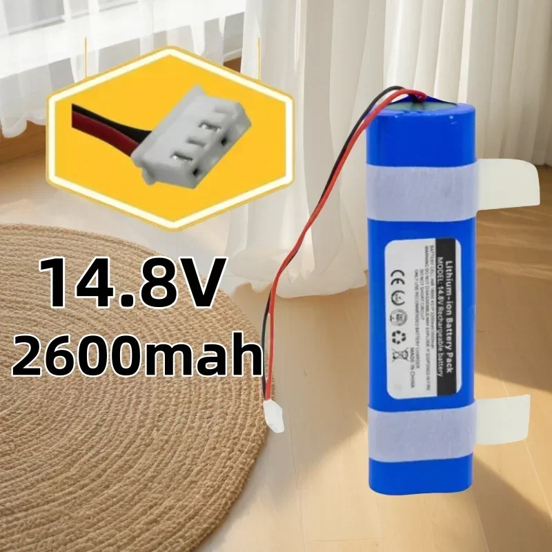 

2025 NEW 14.8v 3200mah Rechargeable For Ecovacs Deebot DJ35,DJ36,DK35,DK36,DN520 Robot Vacuum Cleaner 18650 Battery High Quality