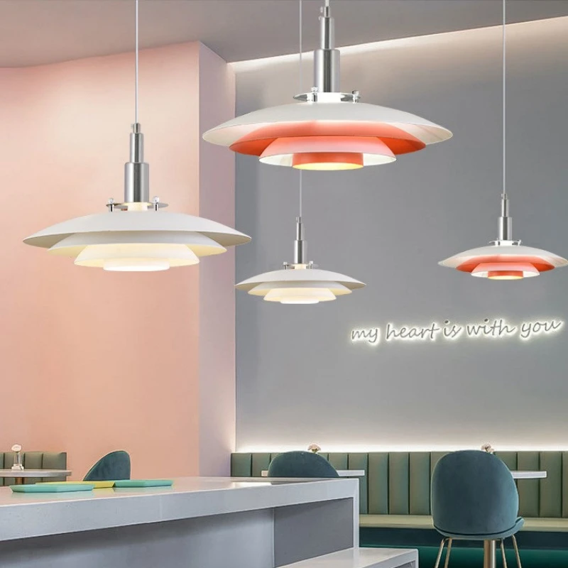 

Nordic Modern Modern Minimalist Restaurant Ceiling Chandelier UFO Wabi-sabi Lamps Table Study Living Bedroom Bar Pendant Light