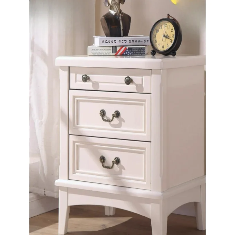 Pure wood American 25-30-35 - 40-45-50 - 60cm mini small apartment Jane Europe super narrow 20 small bedside table