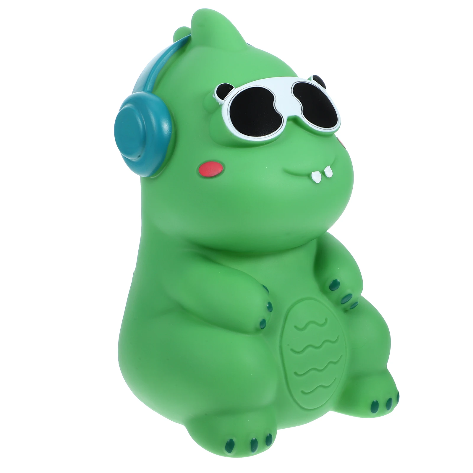 

Dinosaur Shaped Piggy Bank Green Color Coin Bank Kids Gifts Vinyl Money Box Toy Storage Jar Desktop Decor Household Item