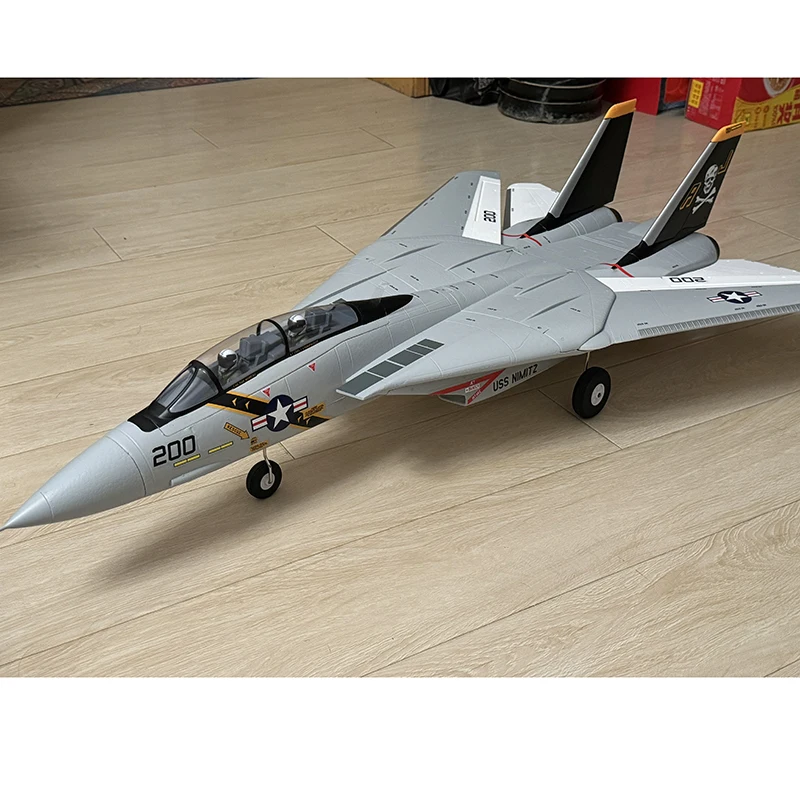 Xfly F-14 Tomcat Fighter Avión de control remoto Variable barrido ala Jet doble 40mm canal ventilador modelo eléctrico ala fija regalo