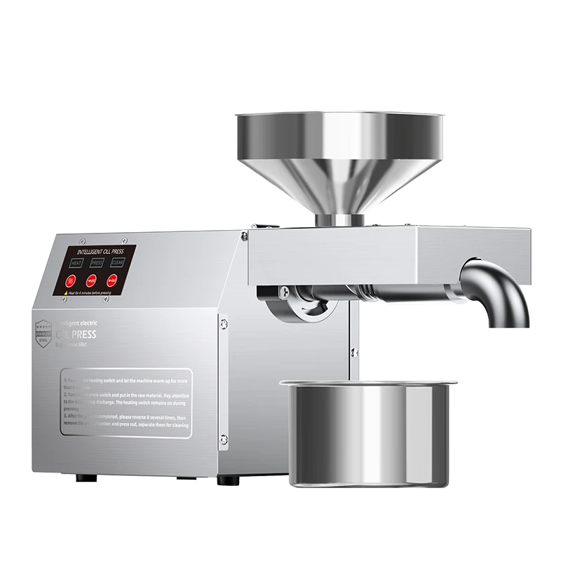 Automatic Intelligent Digital Display Small Mini Baobab Seeds Oil Press Machine