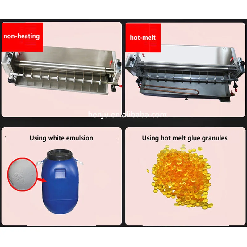 Picture 4: Glue Machine Paper Roll Gluing MachineBest Price Hot Melt Glue Spreading Pasting Applicator Hot Melt