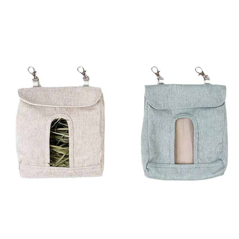 

Hanging Feeding Bag Hay Bag Feeding Dispenser Guinea Pig Small Animal Pet Feeding