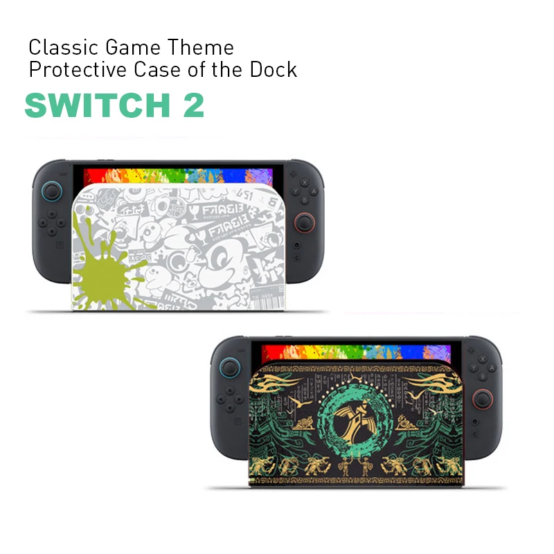 For NS Switch 2 Shell Cover Skin Housing Protective Case Series Kit Dock Station Base For NS Switch 2 Game Accessories