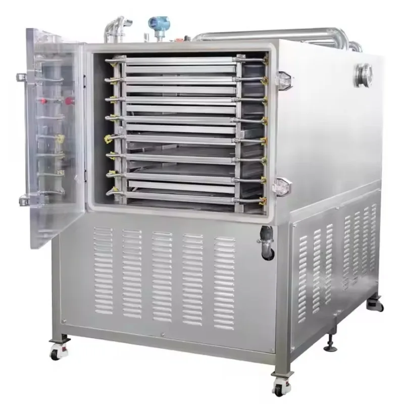 Industrial 50Kg 100Kg Lyophilizer Vacuum Freeze Dryer Automatic Industrial Drying Dehydrator Food Processing Candy Fruit Celery