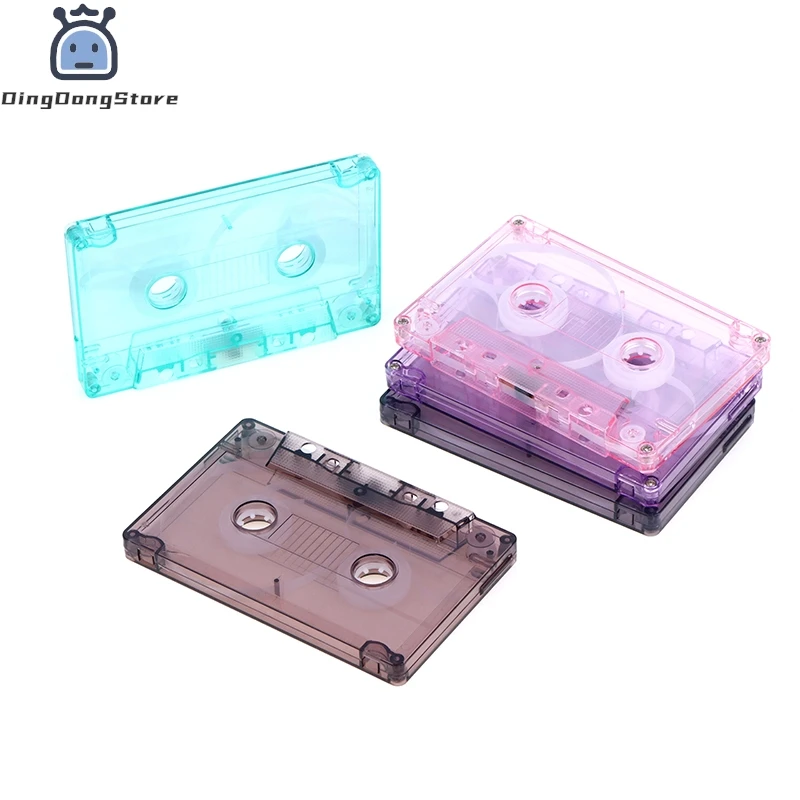 1Pc New Color Blank Tape Case Audio Recording Cassette Tape Shell Empty Reel To Reel Cassette(No Inner Core And Outer Box)