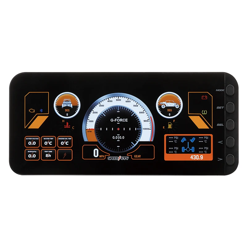 

Boerxu BX-T-35A New Car LCD Dashboard Digital Instrument Cluster Auto Meter Speedometer Panel With Tachometer