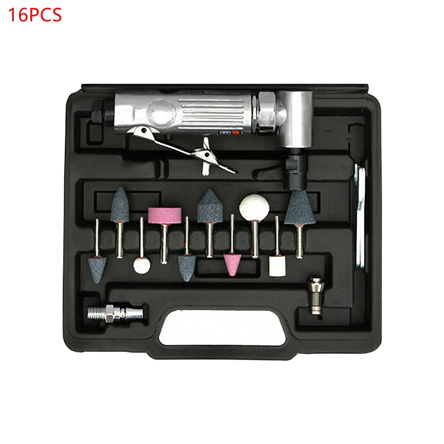 Portable Mini 1/4 Inch Air Die Grinder Pneumatic Polisher 90 Degree Grinder Angle Pneumatic Grinding Polishing Tool