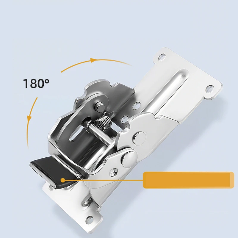 

90 Degree Self-locking Folding Hinge Heavy-duty Folding Table Leg Hinge Accessories Furniture Coffee Table Leg Foot Support Hard