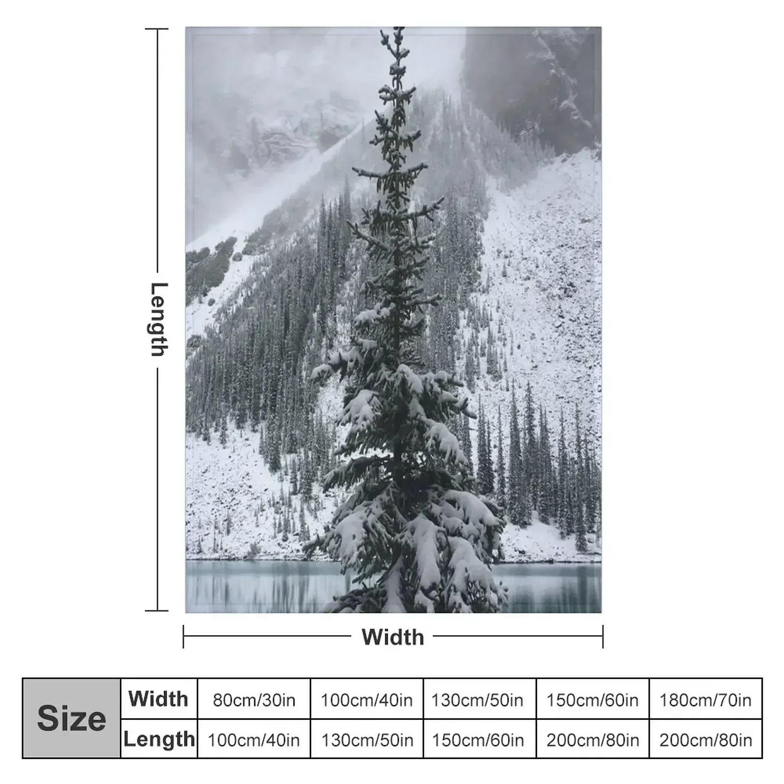 beautiful canadian rockies Throw Blanket Kid'S Thermal Plaid on the sofa Bed Blankets