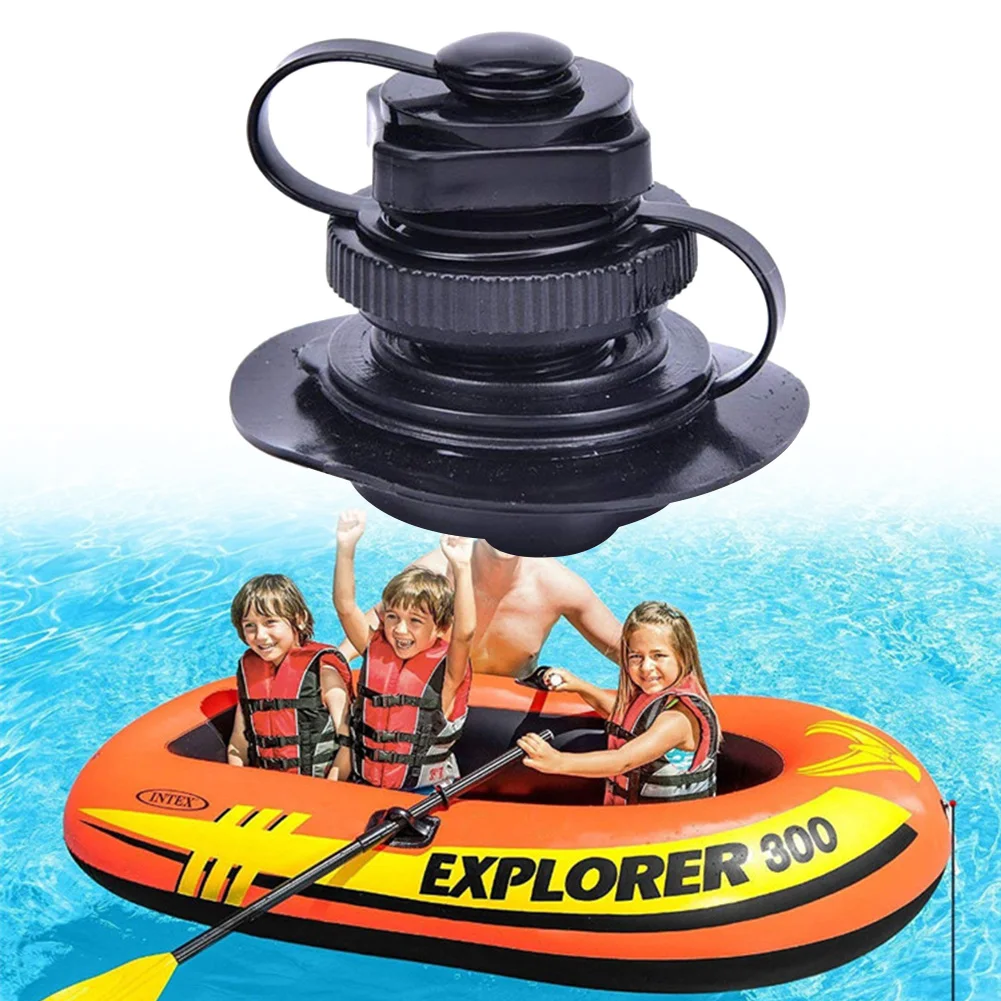 1pc Air Valve For Intex Inflatable Boat For Jilong Fishing Boat Airbed 2in1 Inflation Valve Boston Screw Valve Airvalve Accessor