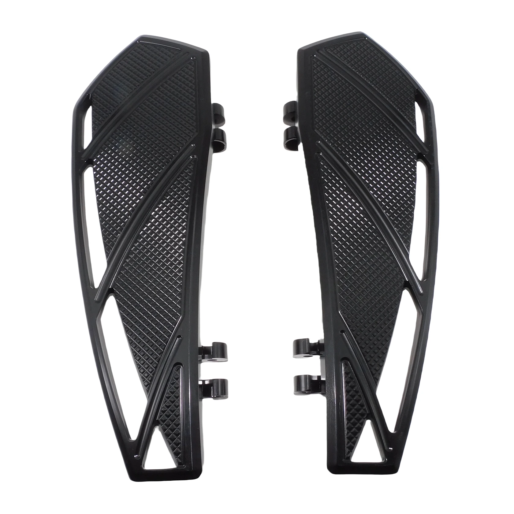 Motorfietsrijder Uitgebreide voorste vloerplanken CNC voetsteunen voetsteunen voor Harley Touring Softail Street Electra Glide Road King FL
