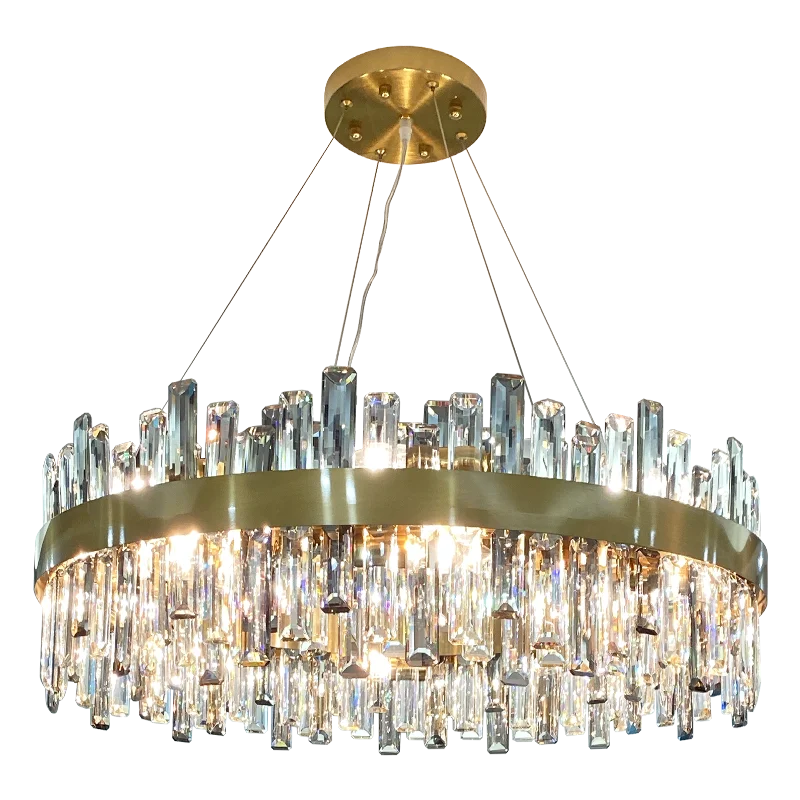 Modern Luxury Crystal Chandelier Creative Simple Living Room Lamp Bedroom Lamp High-end Atmospheric Kitchen Pendant lights