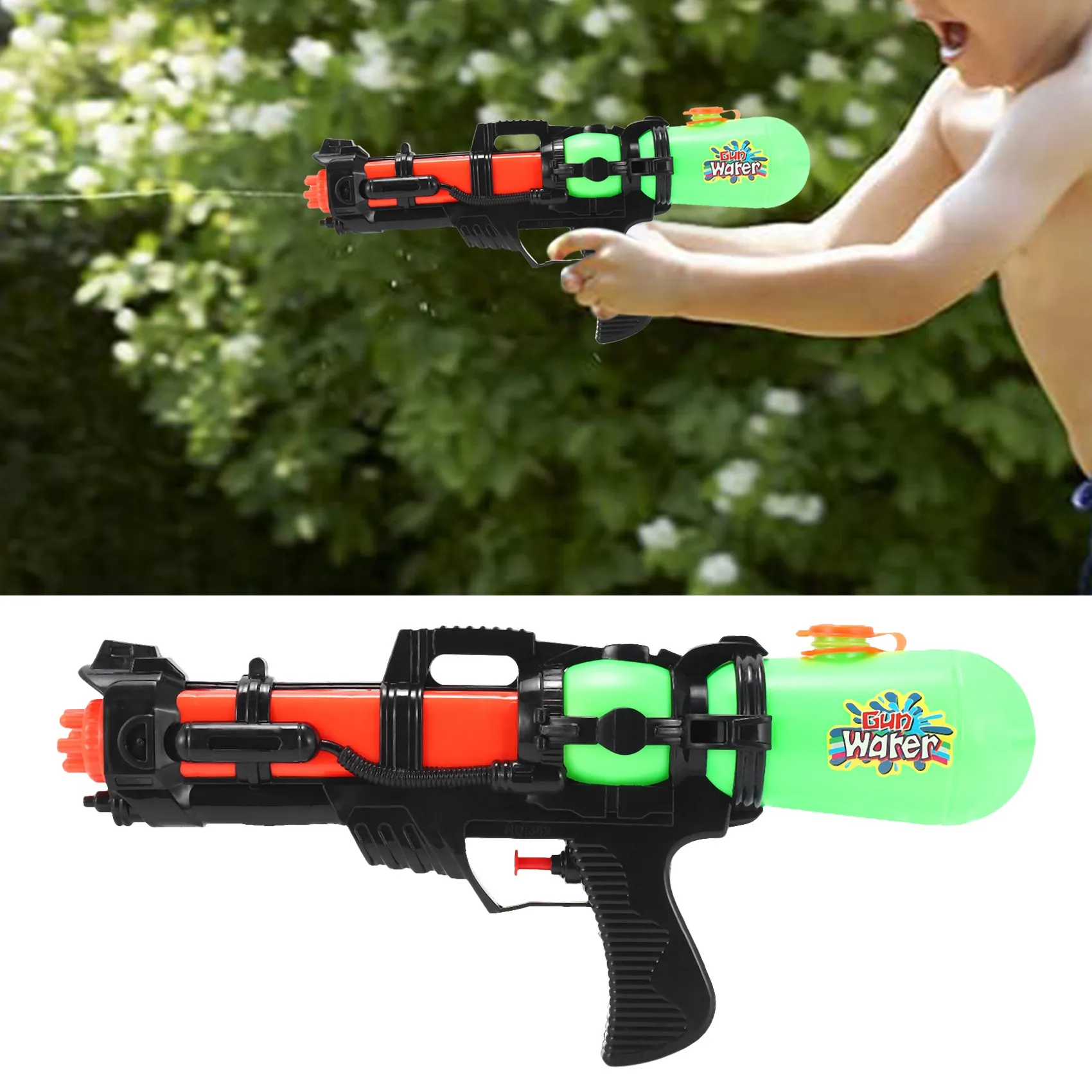 ABUM-Ipersores de agua para niños, chorros de agua de muñeca para niños de verano, aspersores de plástico para agua de playa