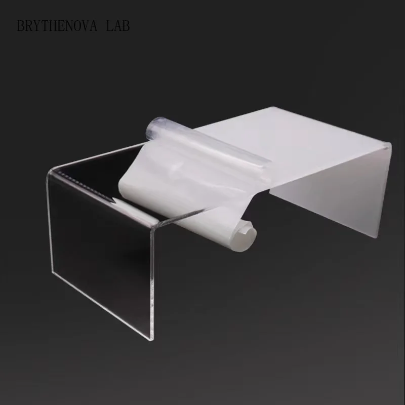 Transparent Acrylic U-Shaped Display Stand, Desktop Storage Organizing Product Shelves, Display Holder Combination