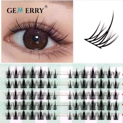 Gemerry False Eyelashes FOX CAT SUN Flower Cluster Individual Lash