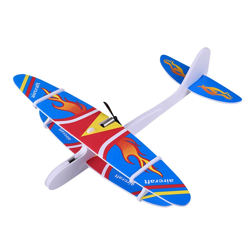 Hot Electric Foam Gliding Aircraft Flying Toys Hand Throwing Glider Plane Park Outdoor Toy For Children Airplanes Gift